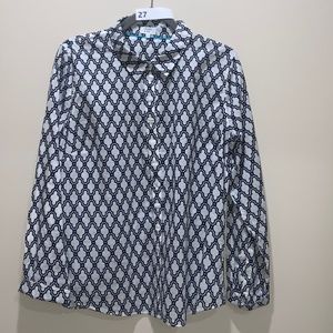 WOMENS CROWN & IVY BLOUSE SIZE LARGE